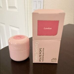 Polite Society Polite Pops Powder Blush Stick - Pink (London)